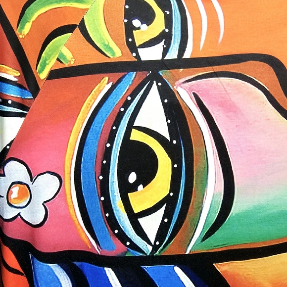 Colorful Graphics Long Sleeves Tee Shirt, Size 3X - Picture 10 of 14